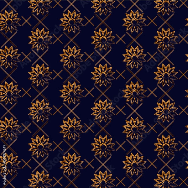 Obraz seamless damask wallpaper