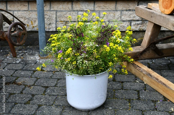 Obraz schöner Wildblumenstrauß