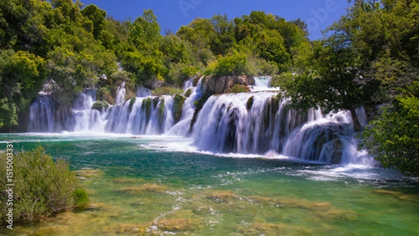 Obraz Krka waterfalls