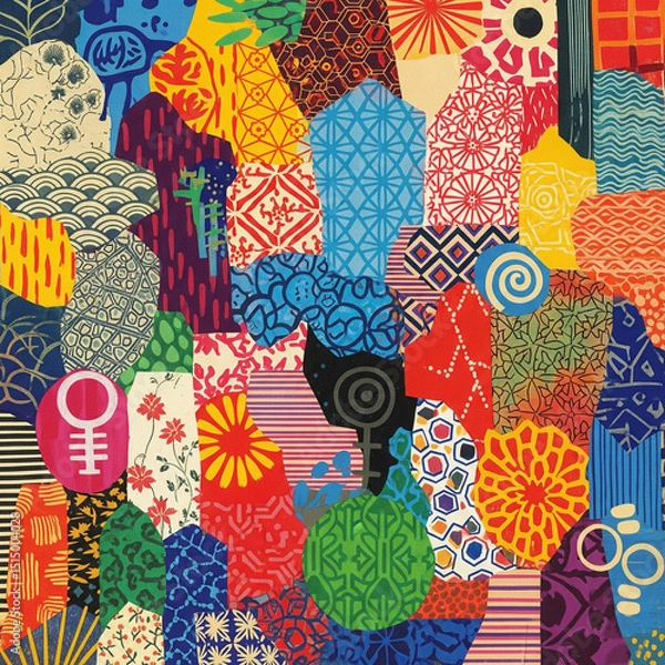 Obraz Cultural Quilt