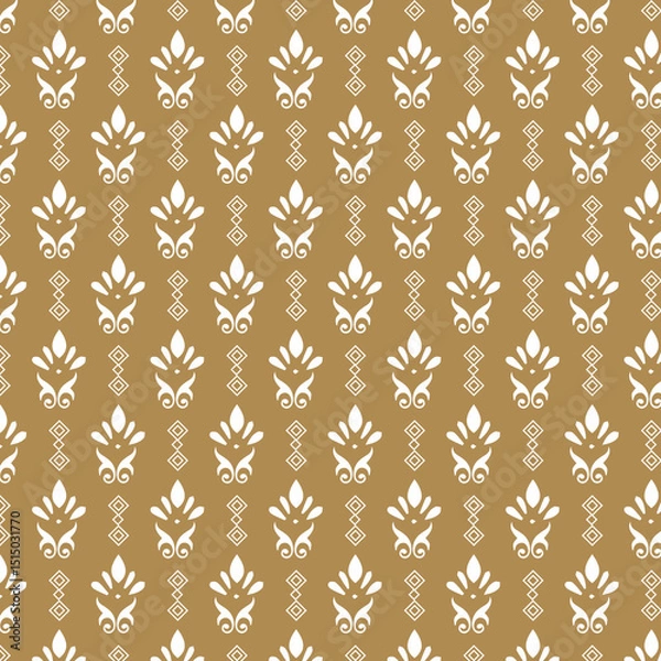 Fototapeta seamless floral pattern