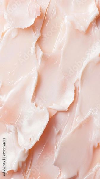 Fototapeta Glossy abstract composition of swirling pearlescent textures, suitable for background