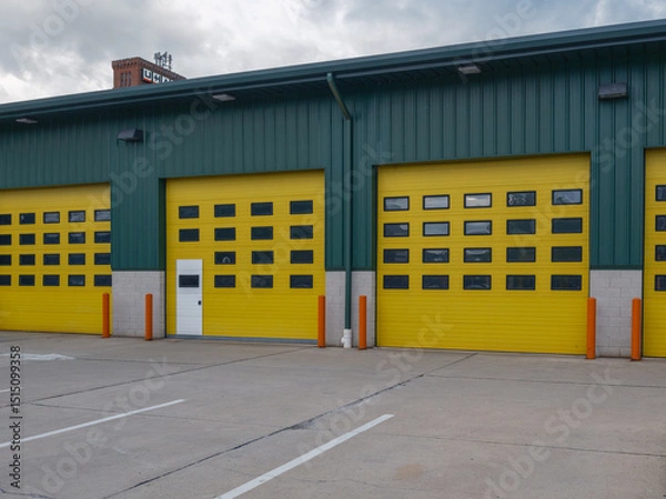 Fototapeta warehouse loading dock