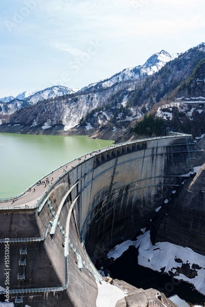 Obraz 黒部ダム　アルペンルート　春