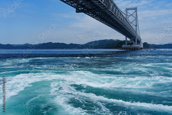 Obraz 鳴門の渦潮　春の大潮　2025/5/27撮影