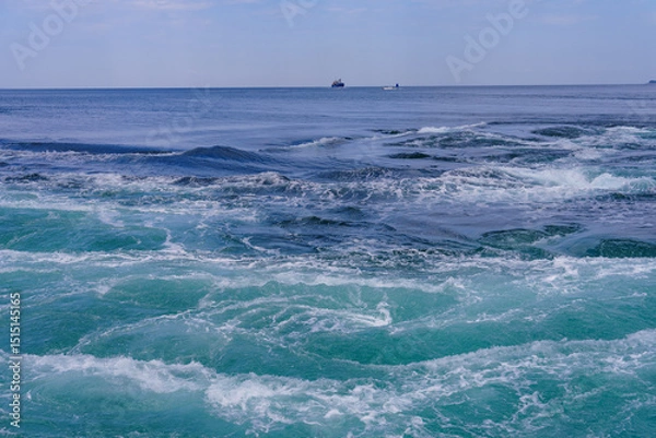 Obraz 鳴門の渦潮　春の大潮　2025/5/27撮影