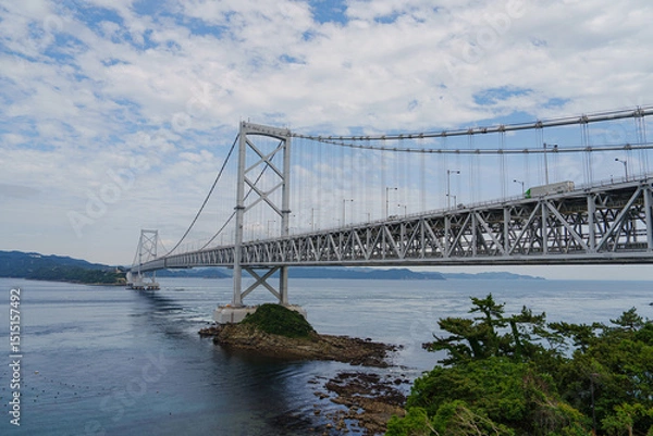 Obraz 鳴門大橋　春