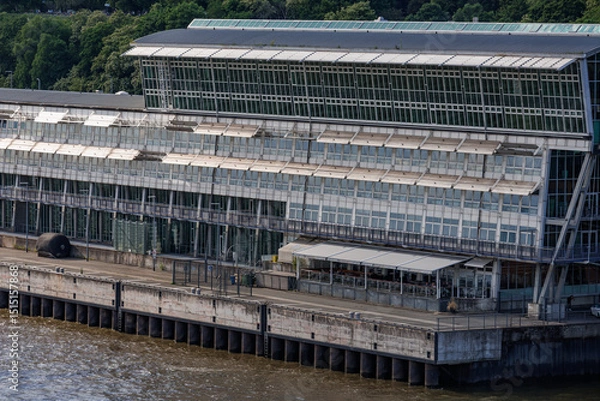 Obraz Der Hamburger HAfen und die Elbe