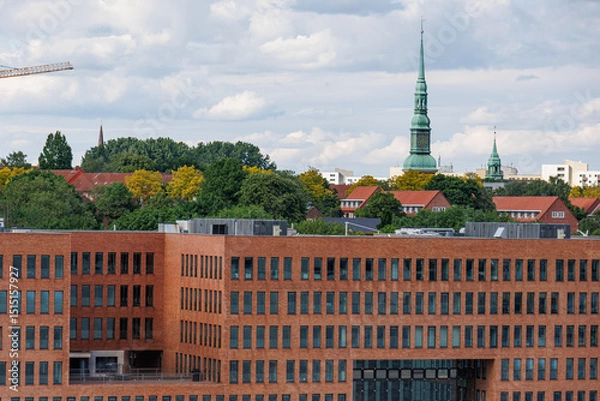 Obraz Der Hamburger HAfen und die Elbe