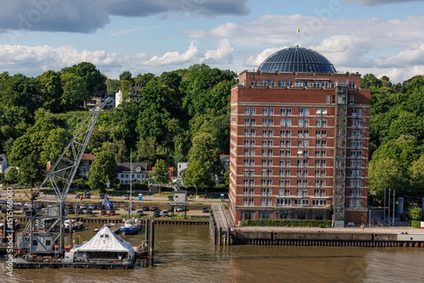 Obraz Der Hamburger HAfen und die Elbe