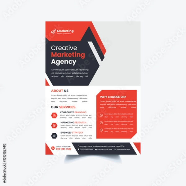 Obraz Corporate Flyer