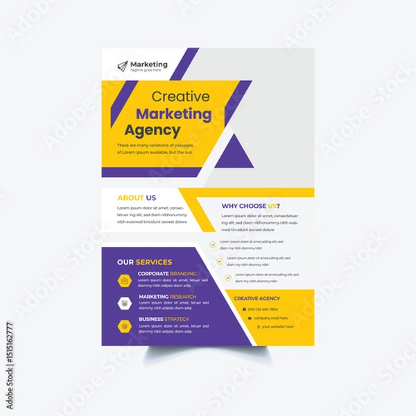 Obraz Corporate Flyer