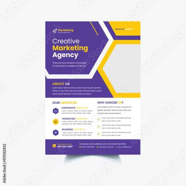 Obraz Corporate Flyer