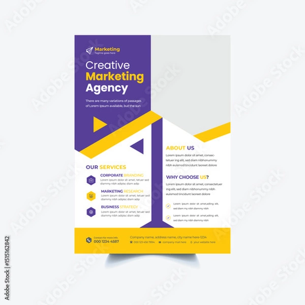 Obraz Corporate Flyer