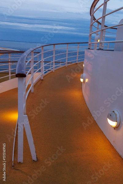 Obraz Sonnenuntergang auf der Elbe