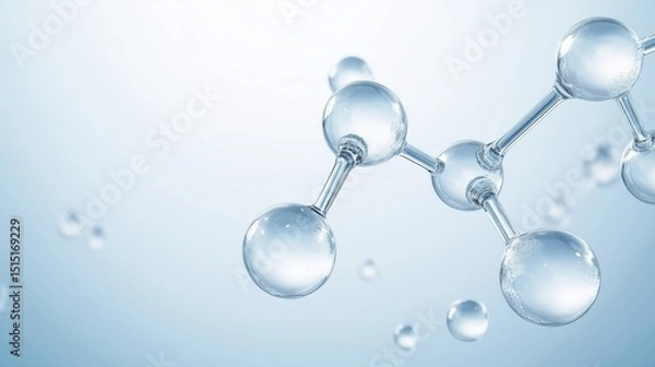 Fototapeta Abstract Molecular Structure