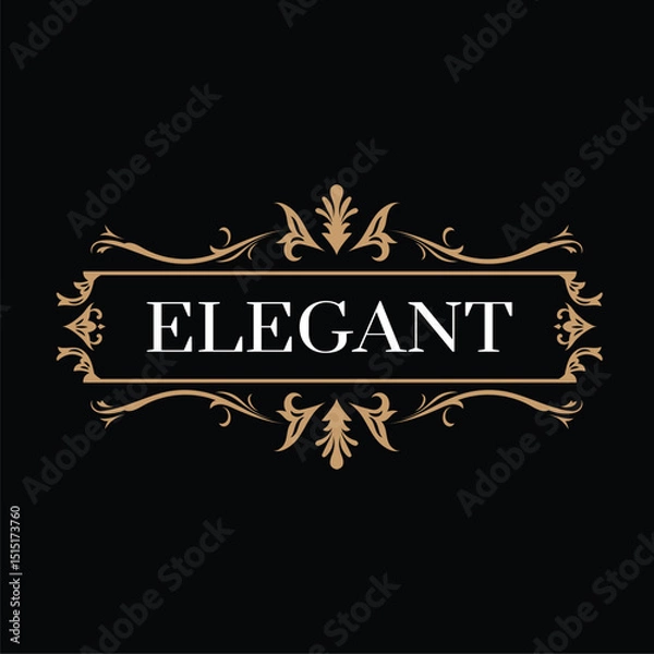 Obraz Vintage frames elegant victorian illustration