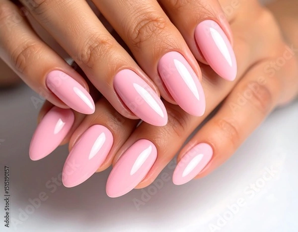 Fototapeta Close-up of manicured nails (1)