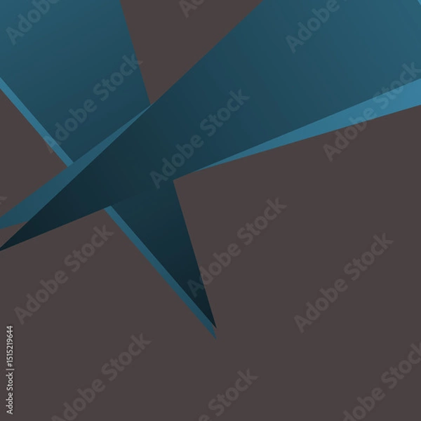Fototapeta abstract dark background with dark blue triangles on sides, design for poster, postcard, color card, wallpaper, empty space for text.