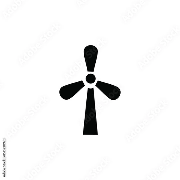 Obraz Lighting fan icon