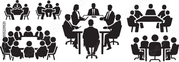 Obraz  Business Team Meeting icon