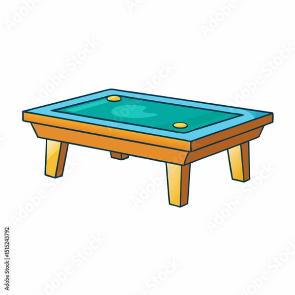 Fototapeta billiard table with balls