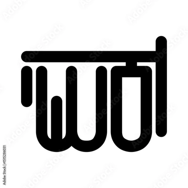 Fototapeta Book Text in Kannada Typography – Flat Vector Design