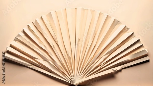 Fototapeta Folded Paper Fan Arrangement