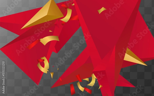 Obraz Golden_pyramid_transparent_background_153.eps