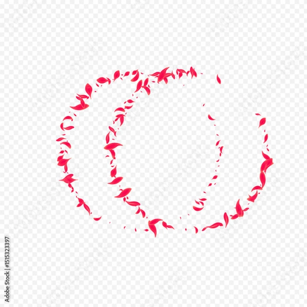 Obraz Pink_Petal_Flying_Vector_Transparent_1140.eps