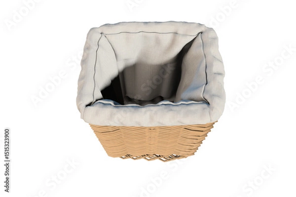 Obraz empty basket isolated