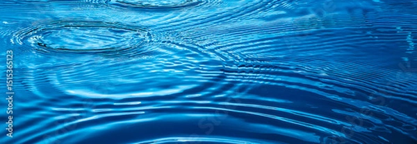 Obraz blue water background