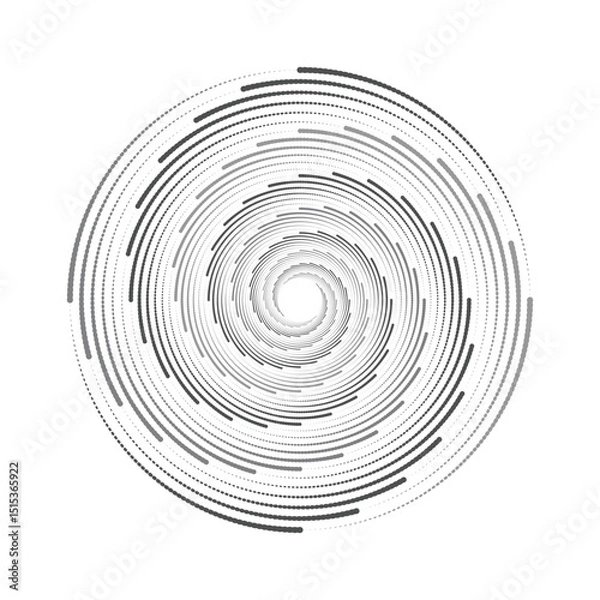 Fototapeta 3d render concentric circles