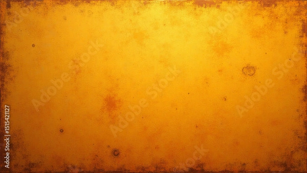 Fototapeta Wall Grunge, caramel color, wooden texture. A worn curb with spots around the edges