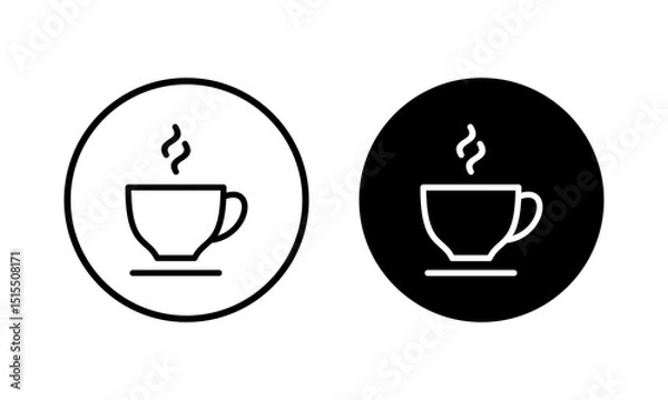Obraz coffee cup icon vector illustration. cup a coffee sign and symbol