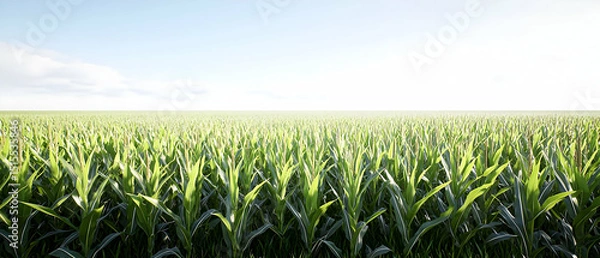 Obraz Vast Cornfield Under Bright Sunlight