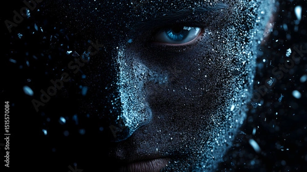 Obraz Futuristic Eye Close-Up