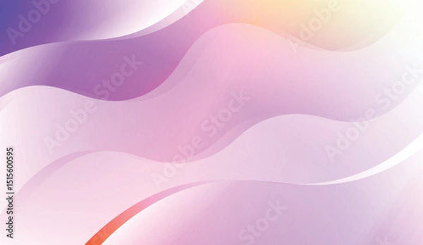 Fototapeta Wavy Background. For Flyer, Brochure, Booklet And Websites Design Vector Illustration with Color Gradient.