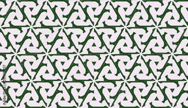 Fototapeta Vector smart design. Background in triangles style. For wallpaper, advert, business, brochure, flyer. Green grey color. Seamless