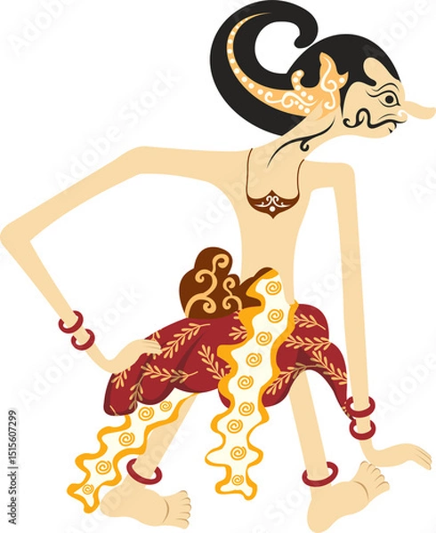 Obraz Shadow Puppet Illustration