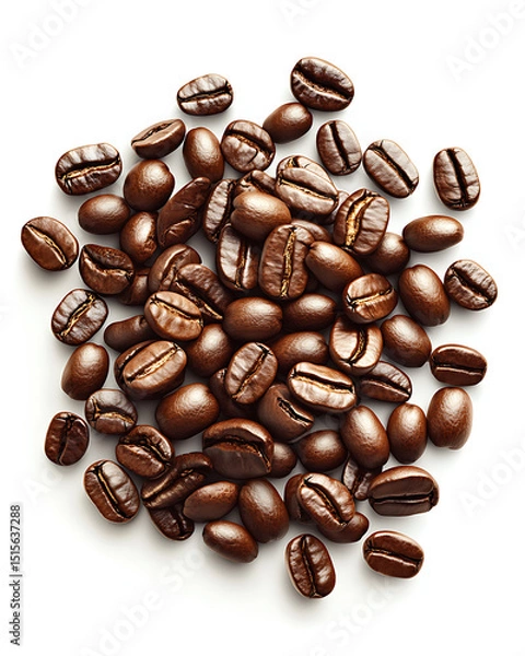 Obraz Realistic and artistic illustrations of coffee beans, brewing equipment, coffee cups, baristas, coffee farms, roasting processes, and café scenes