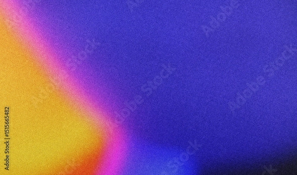 Fototapeta Abstract color palette, holographic blurred grainy gradient banner background texture. Colorful multicolor grain soft noise effect pattern.
