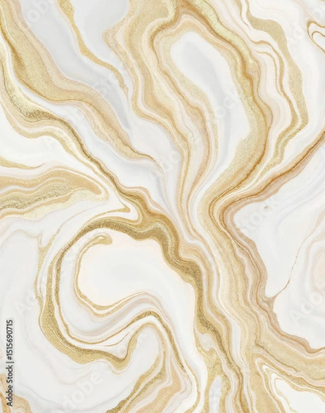 Fototapeta abstract background white and gold marble texture