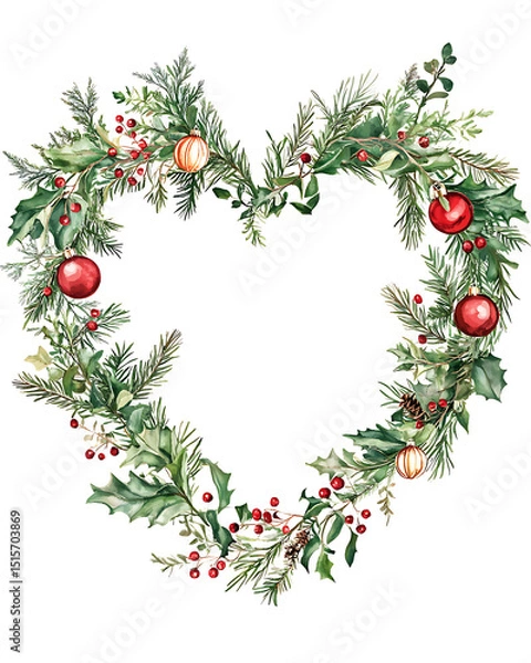 Obraz Elegant Christmas and New Year designs with festive ornaments