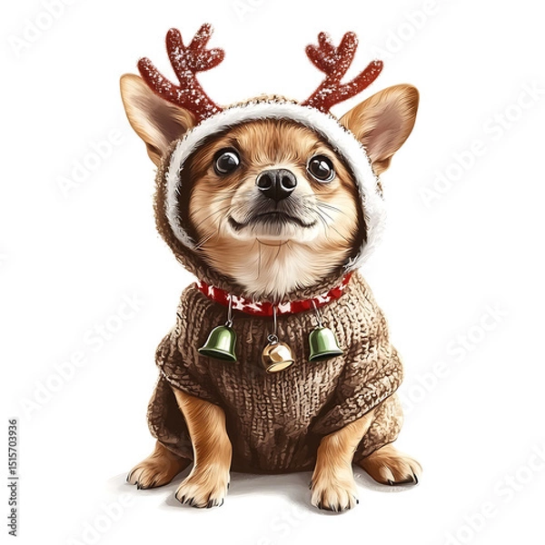Obraz Elegant Christmas and New Year designs with festive ornaments