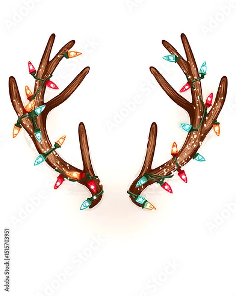 Obraz Elegant Christmas and New Year designs with festive ornaments