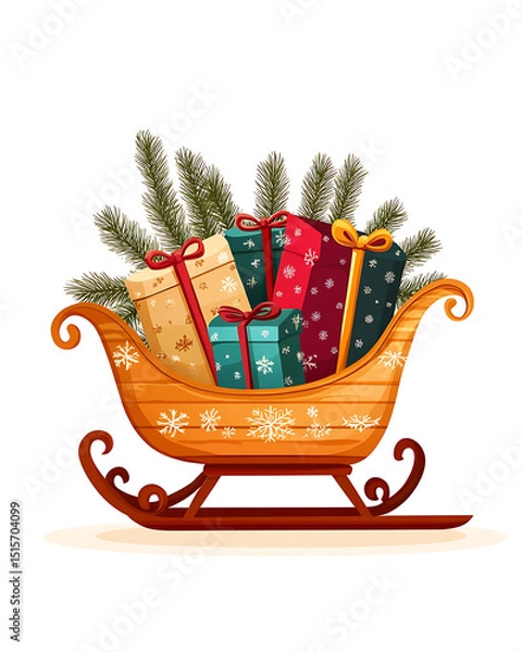 Obraz Elegant Christmas and New Year designs with festive ornaments