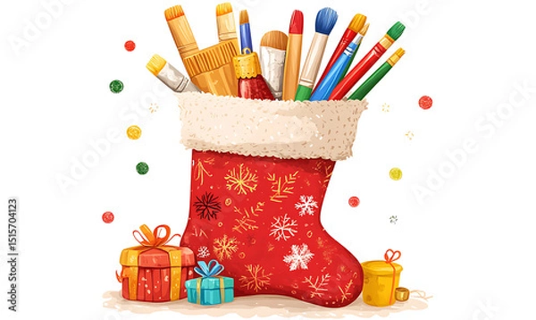 Obraz Elegant Christmas and New Year designs with festive ornaments
