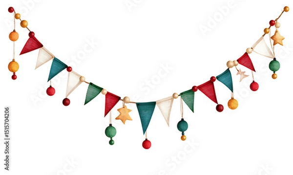Obraz Elegant Christmas and New Year designs with festive ornaments