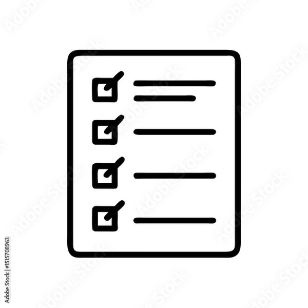 Fototapeta to do list icon  .svg